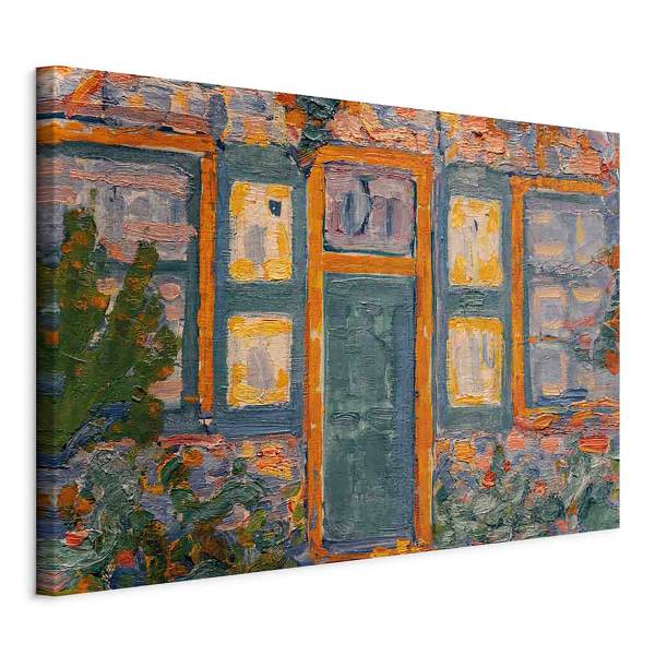 Quadro House in Sunlight Piet Mondrian - 120 x 80 cm