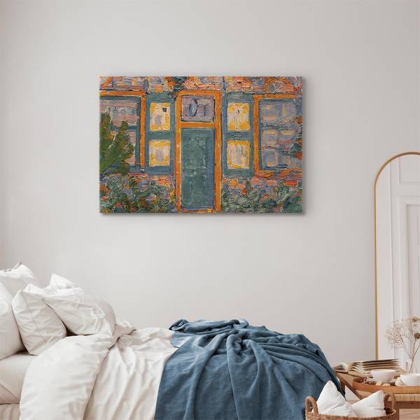 Quadro House in Sunlight Piet Mondrian - 120 x 80 cm
