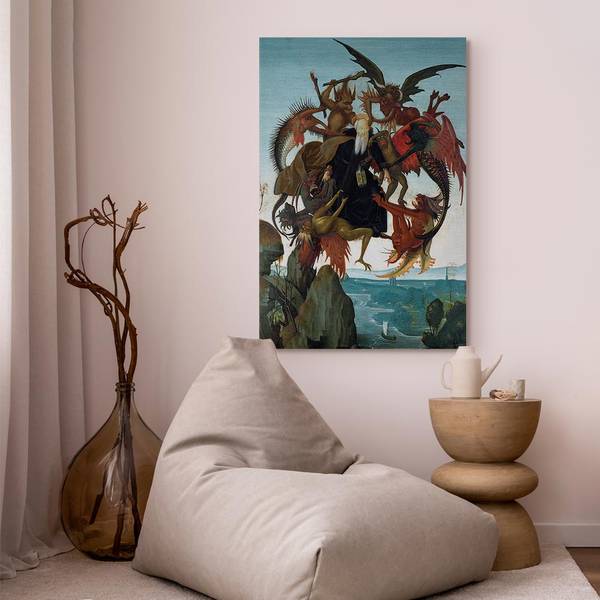 Quadro Torment of Saint Anthony Michelangelo - 60 x 90 cm