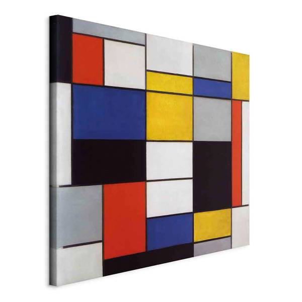 Quadro Composition A Piet Mondrian - 80 x 80 cm