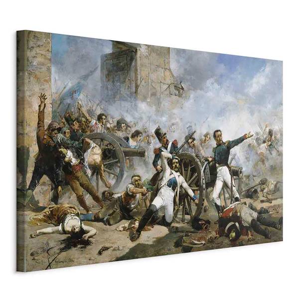 Quadro The death of Pedro Velarde Joaquín Sorolla y Bastida - 60 x 40 cm