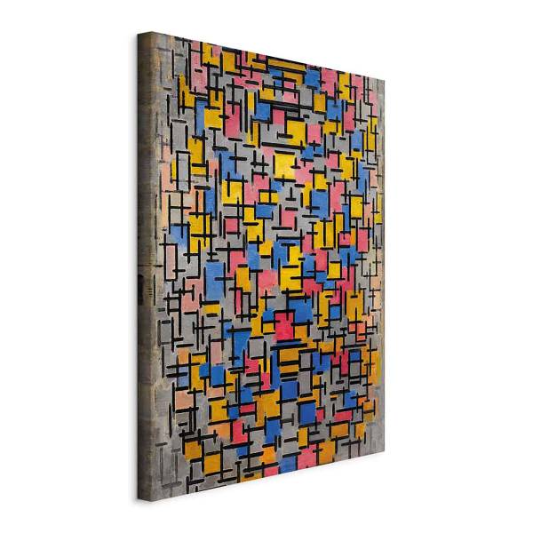 Canvas afbeelding Composition Piet Mondriaan - 80 x 120 cm