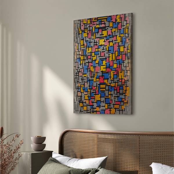 Canvas afbeelding Composition Piet Mondriaan - 80 x 120 cm