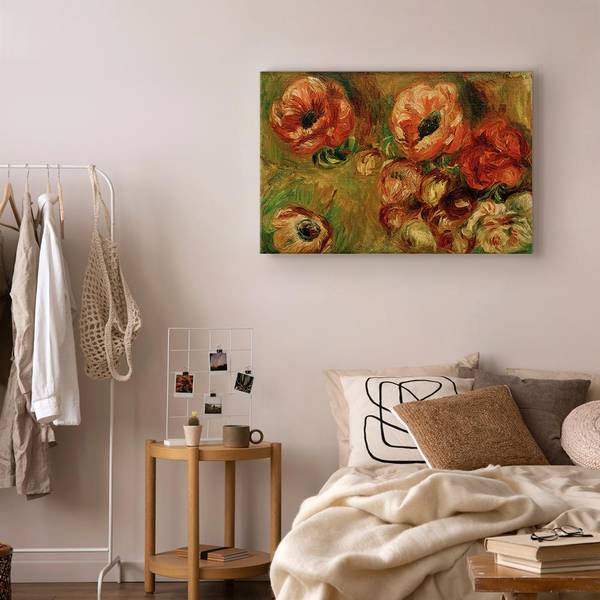 Quadro Les Anémones Pierre-Auguste Renoir - 120 x 80 cm