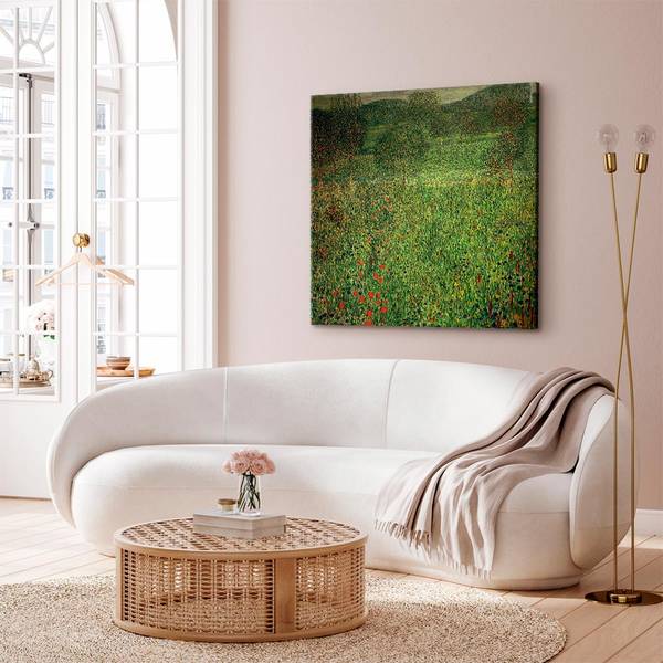Affiche Gustav Klimt – Avenue Du Château – Toile Ou Papier – Encadrement Non Inclus