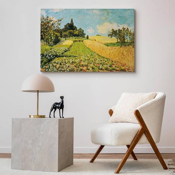 Toile Champ de blé Alfred Sisley - 120 x 80 cm