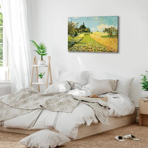 Toile Champ de blé Alfred Sisley - 120 x 80 cm