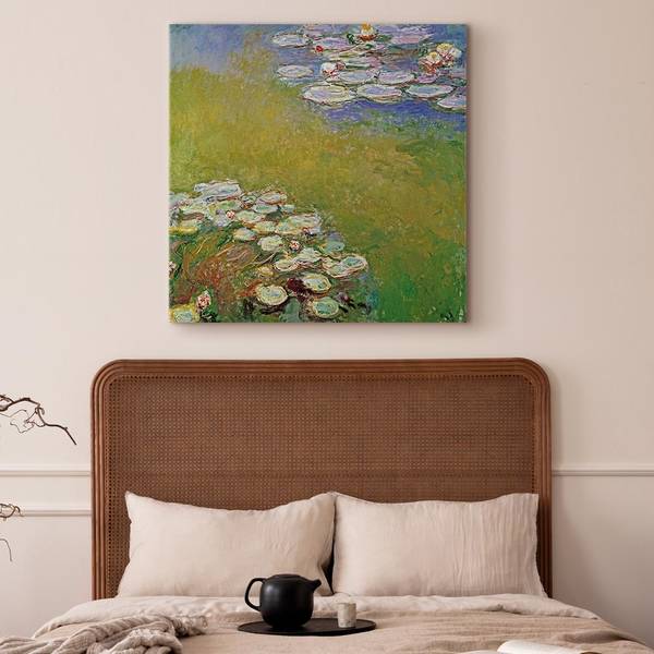 Toile Nénuphars Claude Monet - 40 x 40 cm