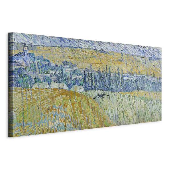 Leinwandbild Auvers in the Rain Vincent van Gogh - 120 x 60 cm
