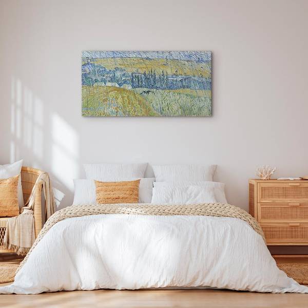 Leinwandbild Auvers in the Rain Vincent van Gogh - 120 x 60 cm