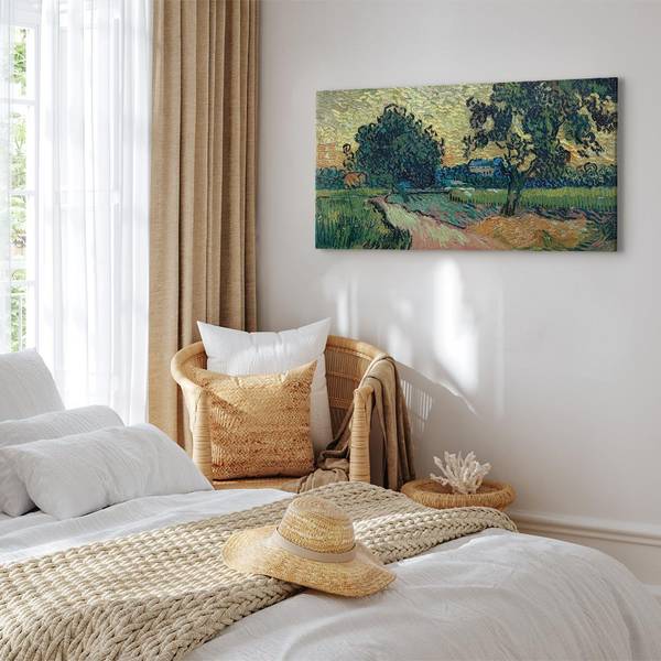 Leinwandbild Landscape Vincent van Gogh - 120 x 60 cm