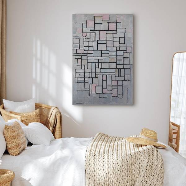 Quadro Composition No. IV Piet Mondrian - 80 x 120 cm