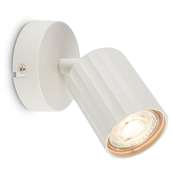 LED Wandleuchte Skaft Aluminium - Weiß
