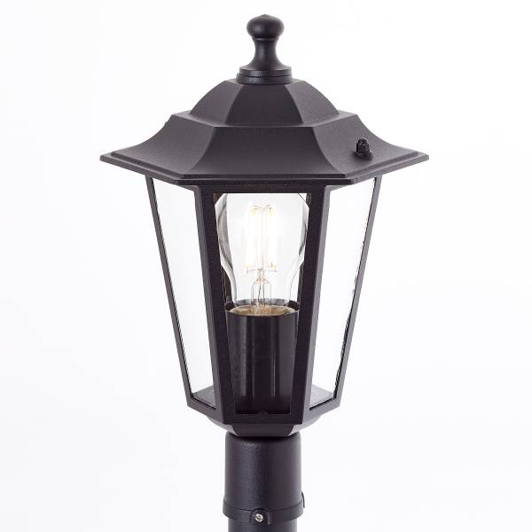 Lampada da esterno Carleen A Vetro trasparente / Alluminio - 1 punto luce