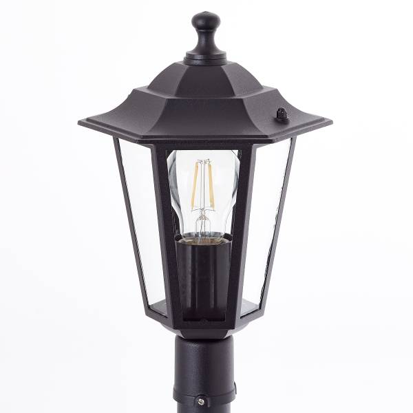 Lampada da esterno Carleen A Vetro trasparente / Alluminio - 1 punto luce