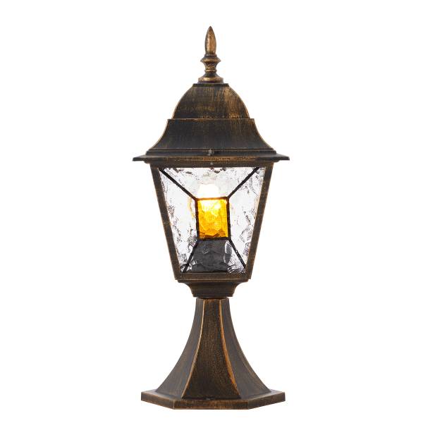 Padverlichting Janel type A transparant glas/aluminium - 1-lichts