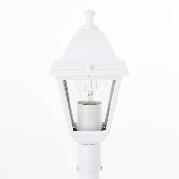 Lampada da esterno Nissie A Vetro trasparente / Alluminio - 1 punto luce