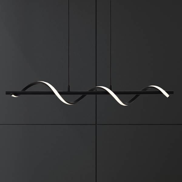 Suspension LED Eunice Silicone / Acier - 1 ampoule