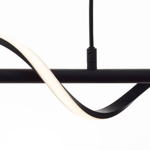Suspension LED Eunice Silicone / Acier - 1 ampoule