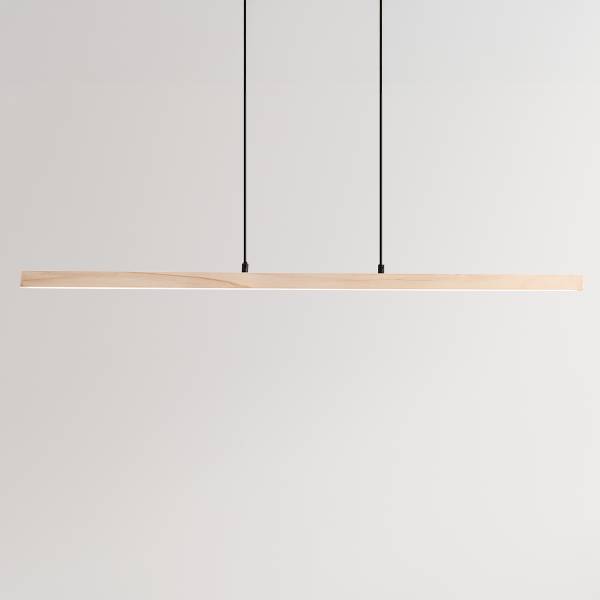 Lampada a sospensione LED Arion Pino parzialmente massello / Acciaio - 1 punto luce