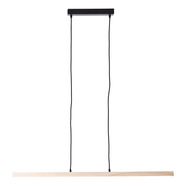 Lampada a sospensione LED Arion Pino parzialmente massello / Acciaio - 1 punto luce