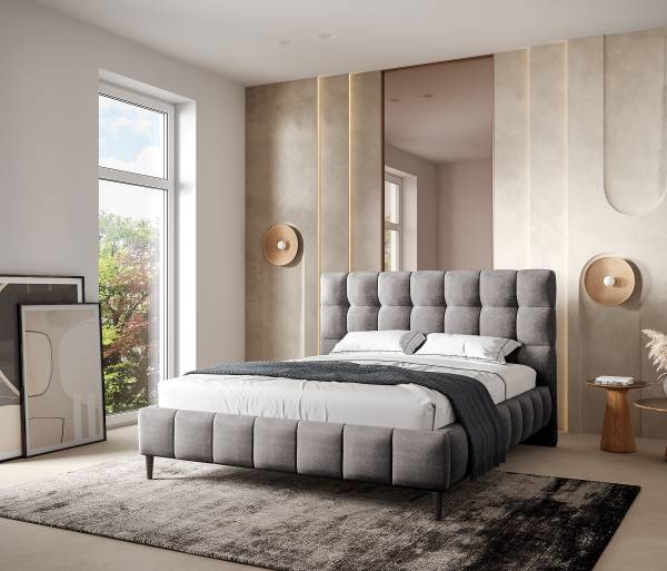 Letto imbottito Bayless - Easypack Talpa - 180 x 200cm