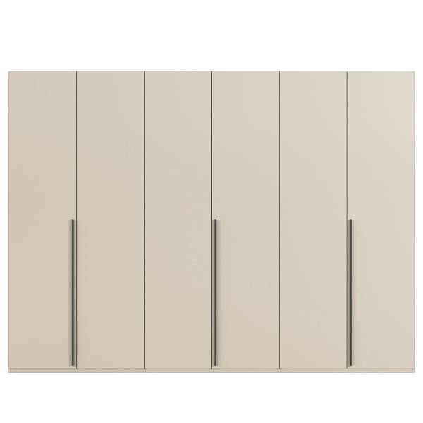 Drehtürenschrank Montclar - Griff Grau Kaschmir - Breite: 301 cm - Premium