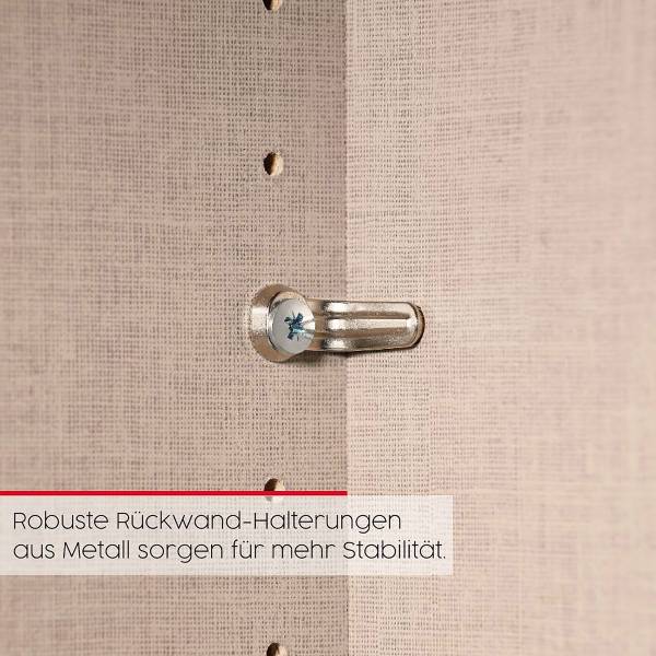 Drehtürenschrank Montclar - Griff Grau Kaschmir - Breite: 301 cm - Premium