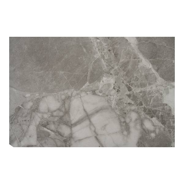 Table basse Bundesi Imitation marbre gris / Noir