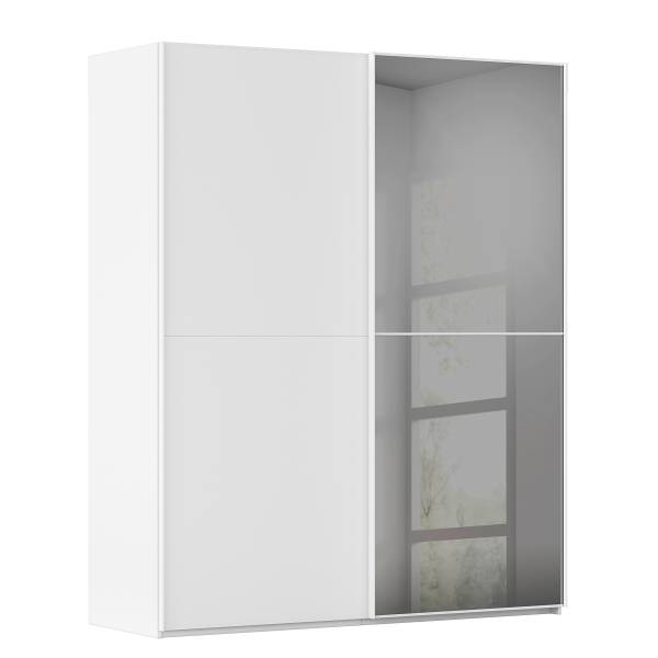 Schwebetürenschrank Lagaro Alpinweiß - Breite: 162 cm - Classic - Weiß
