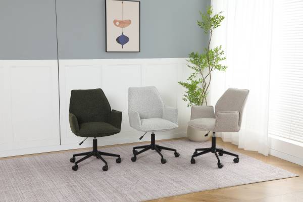 Bureaustoel TAOCHI lichtgrijs