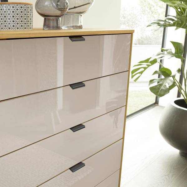 Kast Cardiff met 1 deur champagnekleurig - els