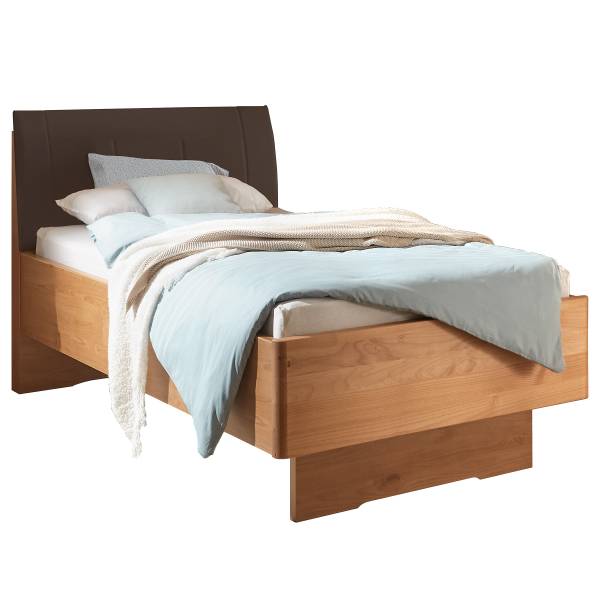 Struttura letto Cardiff con testiera Moca - Ontano - 90 x 190cm