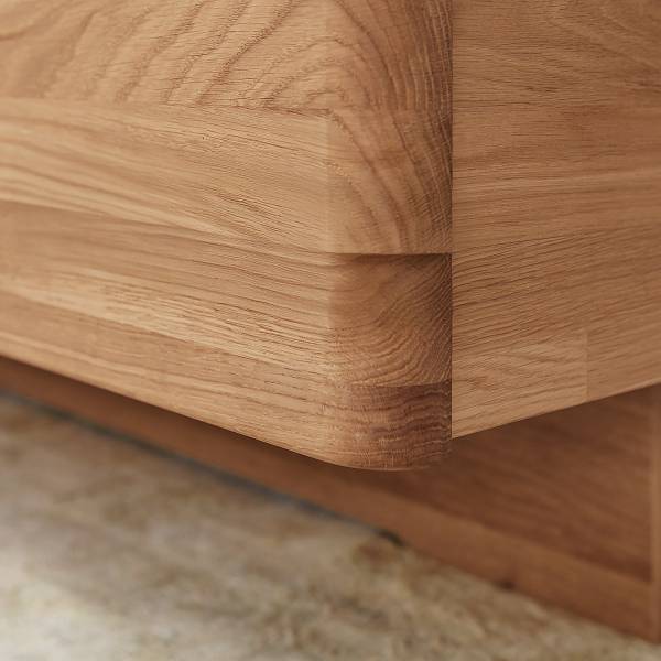 Struttura letto Cardiff con testiera Moca - Ontano - 90 x 190cm