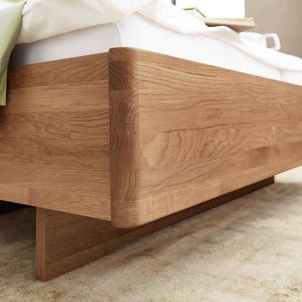 Struttura letto Cardiff con testiera Moca - Ontano - 90 x 190cm