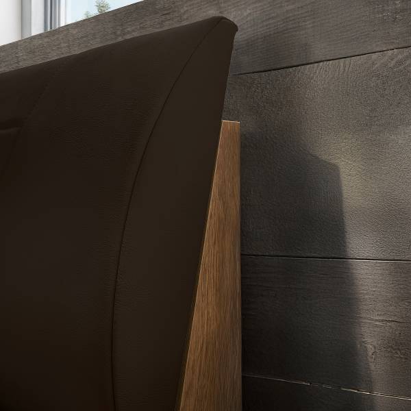 Struttura letto Cardiff con testiera Moca - Ontano - 90 x 190cm