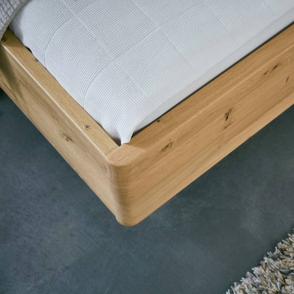 Struttura letto Cardiff testiera legno Quercia - 200 x 200cm