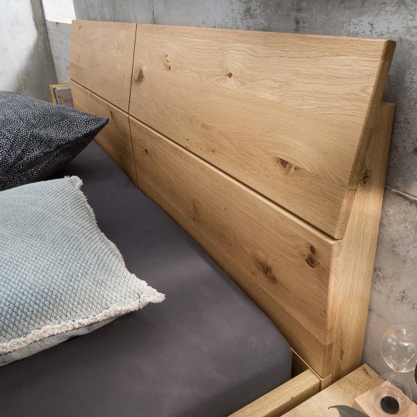 Struttura letto Cardiff testiera legno Quercia - 200 x 200cm