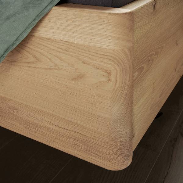 Struttura letto Cardiff testiera legno Quercia - 200 x 200cm