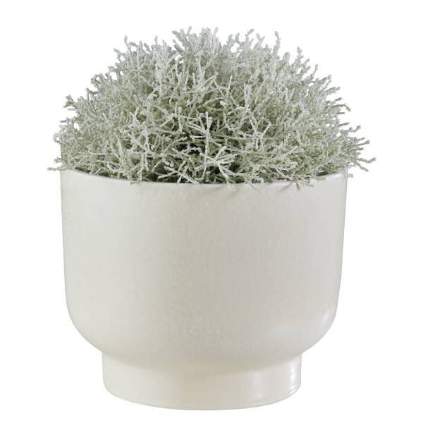 Bloempot PLANT BOWL steengoed - wit