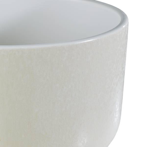 Bloempot PLANT BOWL steengoed - wit