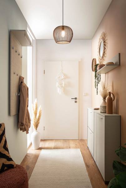 Pannello appendiabiti Edno Canasta / Beige crema