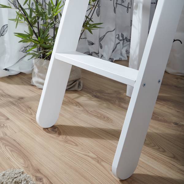 Houten hoogslaper Felix wit grenenhout