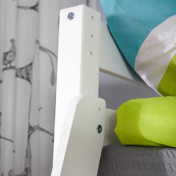 Houten hoogslaper Felix wit grenenhout