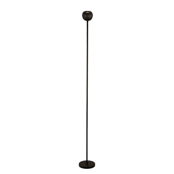 Lampada da terra Eindhoven Acciaio - Nero - 1 punto luce