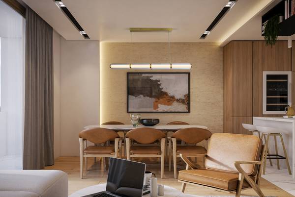 Lampada a sospensione a LED Mod Acciaio / Vetro trasparente - Ottone - 1 punti luce