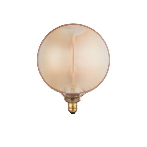 Ampoule LED Decorative Lamp Verre coloré - Beige - Diamètre : 19 cm
