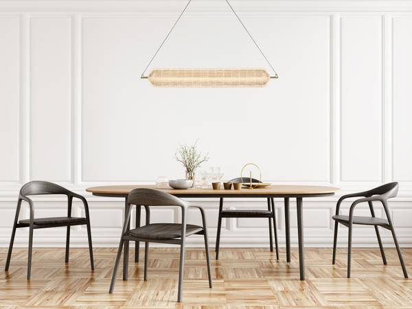 LED-Pendelleuchte Capsule Stahl / Acrylglas - Messing - 1-flammig