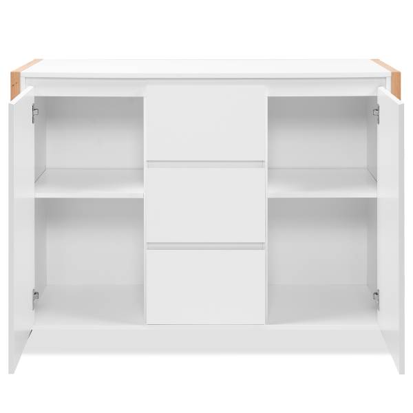Commode Denville 120 cm Blanc