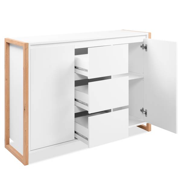 Commode Denville 120 cm Blanc